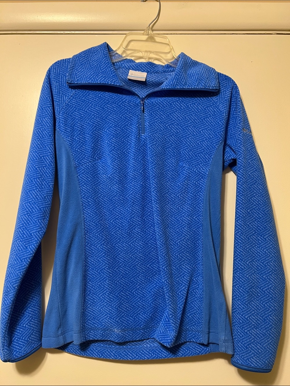 Women’s Columbia Like New, Blue Zip Sweater